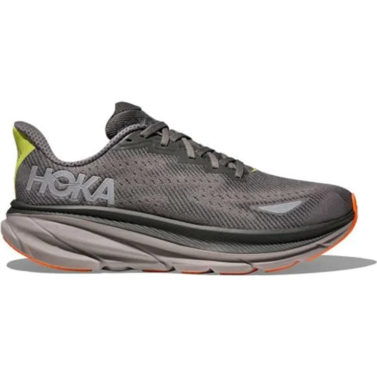 Hoka M Clifton 9 Gtx, Wetterfeste Laufschuhe mit GORE-TEX, asphalt grey / gravel, Größe: 11.5 – Bild 1