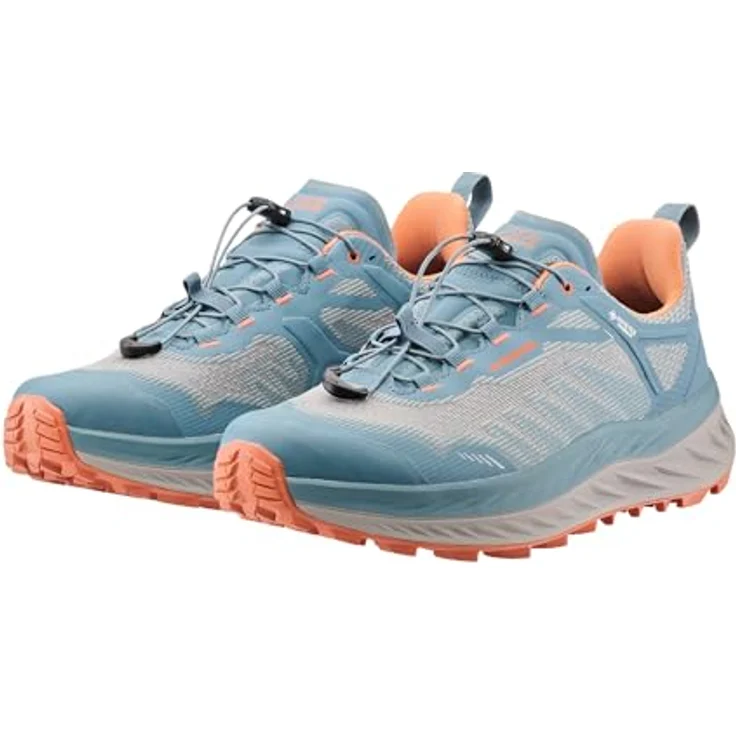 LOWA FORTUX GTX, wasserdichte Outdoor-Schuhe mit GORE-TEX-Membran, rauchblau/rost, Modell 2024 – Bild 6