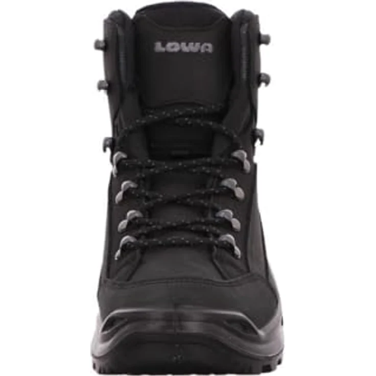 Lowa Renegade Mid GTX, wasserdichter Wanderschuh aus Nubukleder mit stabiler Sohle, tiefschwarz, Modell 2024-2025 – Bild 5