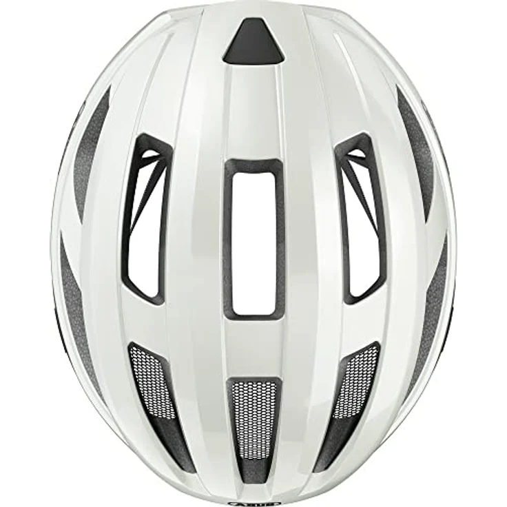 ABUS Macator MIPS, Rennradhelm für Einsteiger mit Schirm, ponytail-kompatibel, Weiß, Größe M – Bild 2