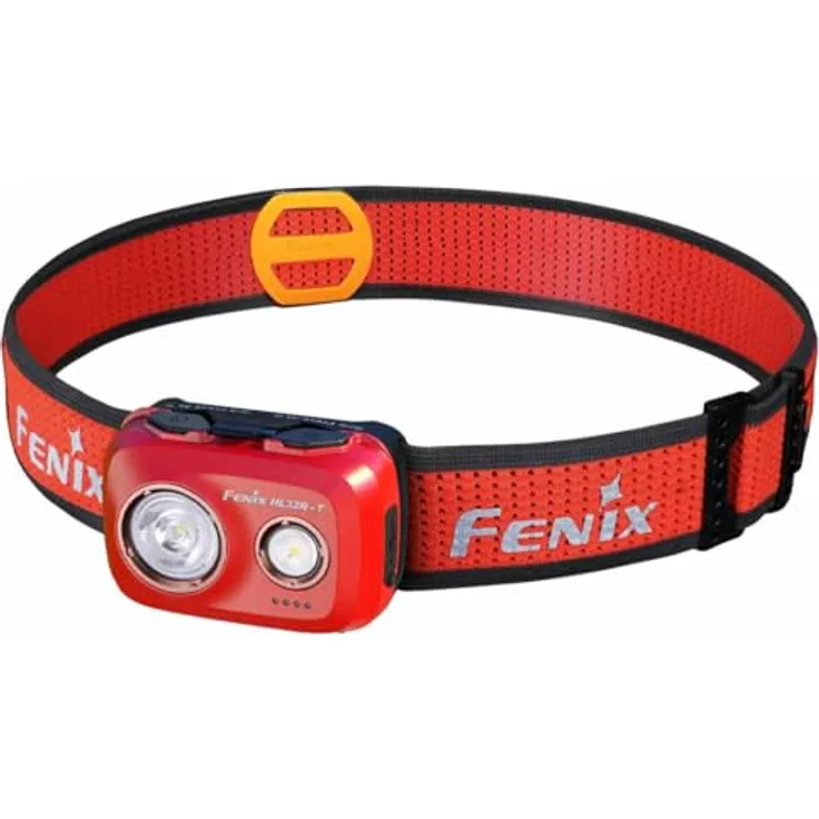 Fenix HL32R-T, Wiederaufladbare Stirnlampe mit 800 Lumen, Rot, USB Typ C Schnellladung, 132 Meter Strahlabstand