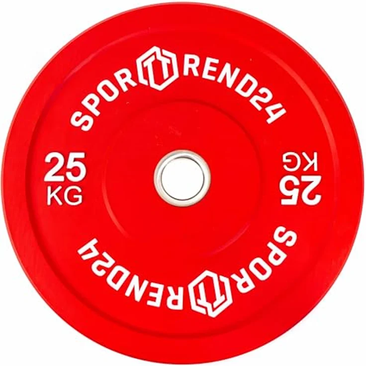 Sporttrend 24® Bumper Plate Gewichtswahl | Gewichtsscheibe Gewichtscheibe Hantelscheibe Hantelgewichte Fitness Scheiben Gewicht Gewichte Weightplate Weight Plate Weights für Langhantel Hantelstange – Bild 1