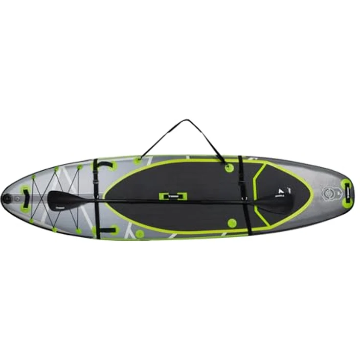 TRIZAND Trizand Sup Stand Up Paddling Board 350cm, inkl. Sitz, verstellbarem Paddel, Rucksack & Zubehör, Mehrschichtiges PVC, Stich- und Abriebfest – Bild 7