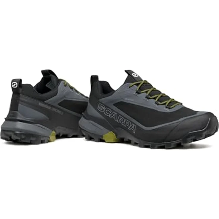 Scarpa Ribelle Cross 2 GTX Herren Laufschuhe, atmungsaktiv und wasserdicht, schwarz/oliv, Größe 43.5 – Bild 7