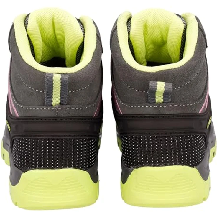 CMP CMP Kinder Trekking Schuhe Rigel MID 3Q12944, Wasserdichter Trekkingschuh aus Leder, Größe 32, Grau-Pink-Apple – Bild 4