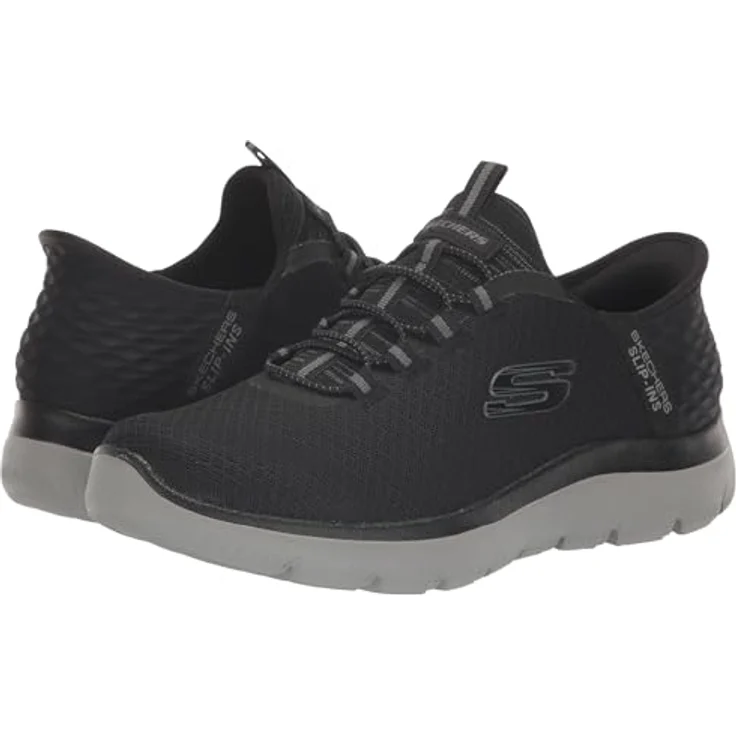 Skechers Summits - High Range, Herren Wanderschuhe Slip-Insâ„¢ mit Memory Foam, Schwarz, Größe 43 – Bild 8