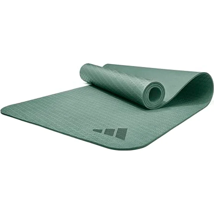 adidas Yogamatte, 6 mm dick, rutschfeste Oberfläche für optimalen Halt – Bild 1