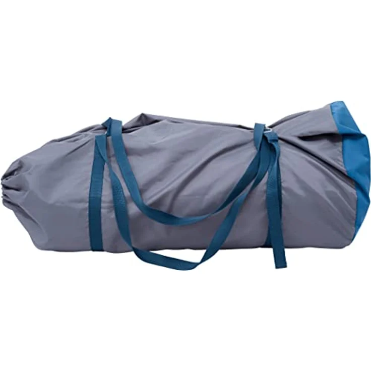 Vango Shangri-La II 10 Double, Selbstaufblasende Isomatte mit vertikalen Wänden und kompaktem Packmaß, 200 x 132 cm, grau – Bild 7