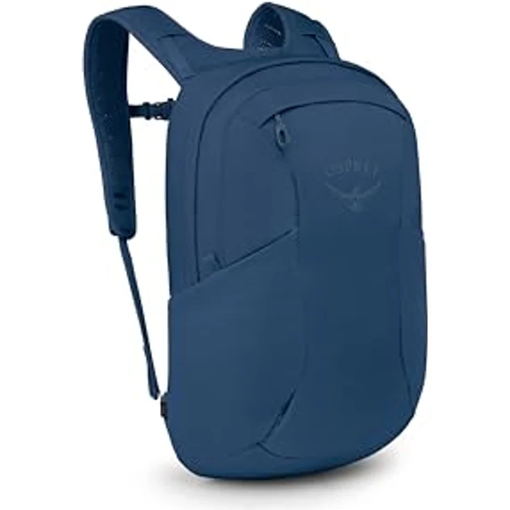 Osprey Farpoint Fairview Travel Daypack, leichter Wanderrucksack mit modularem Design, Antique Blue – Bild 1