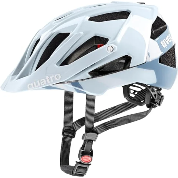 Uvex Quatro MTB-Helm, sicherer Fahrradhelm für Damen und Herren, individuelle Größenanpassung, waschbare Innenausstattung, Cloud-camo, 52-57 cm – Bild 1