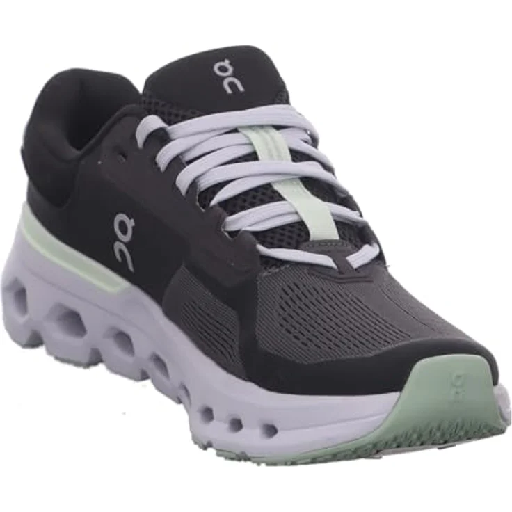 ON Cloudrunner 2 Undyed 3WE1013, Laufschuhe mit CloudTec-Dämpfung und atmungsaktivem Mesh-Obermaterial, Schwarz-Weiß, Gr. 42 – Bild 4