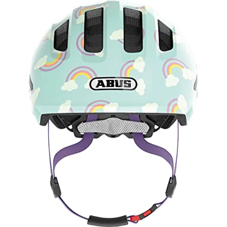ABUS Smiley 3. 0 LED Kinder Fahrradhelm blue rainbow S – Bild 4