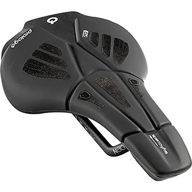 Prologo Scratch M5 CPC, Fahrradsattel in Schwarz, 250x140mm, hohe Qualität gegen Taubheitsgefühl – Bild 2