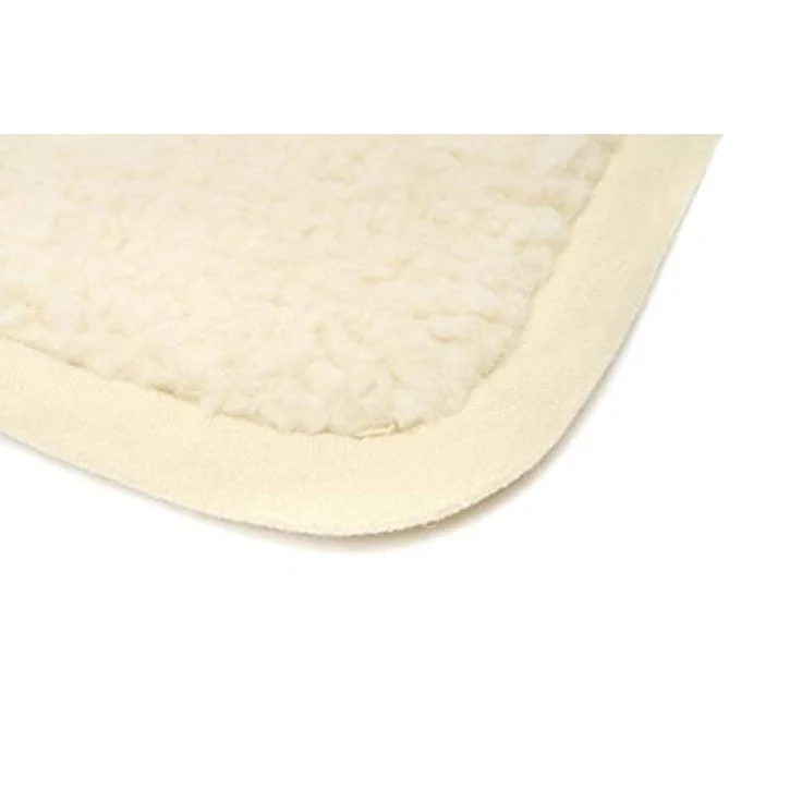 Yogistar Yogamatte Yogimat® Natur - Schurwolle - Umsäumt 200 X 75 X 1.5 cm - Nachhaltig und wärmend, ideal für Yoga und Meditation - Blau – Bild 5