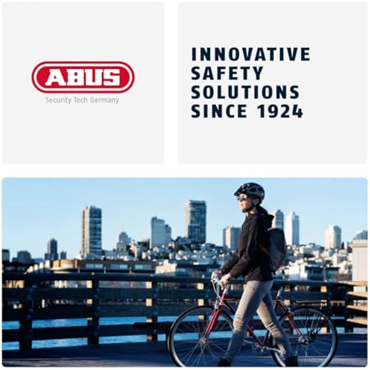Abus Hud-Y Urban Velohelm, (54 - 58 cm) mit wiederaufladbarem LED-Lichtstreifen und vier Lichtmodi, futuristisches Design – Bild 9