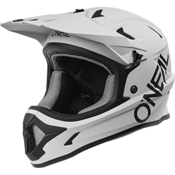 O'Neal Sonus Helm Solid Light Gray, MTB Helm mit ABS Außenschale und Fidlock Magnetverschluss, Größe XL – Bild 1