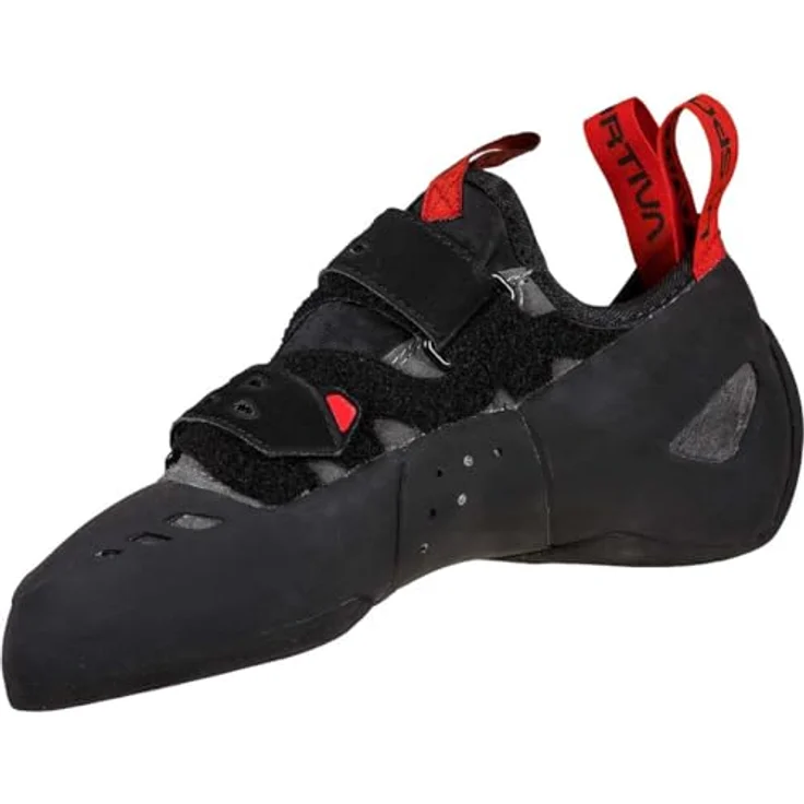 La Sportiva Tarantula Boulder Herren Kletterschuhe, Schwarz - Ideal für Anfänger, Neutrale Form, Sensitivität, Schnürsystem mit zwei Straps – Bild 3