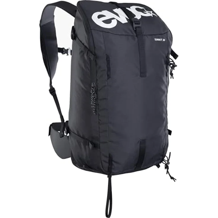 EVOC SUMMIT 30, Wanderrucksack mit ergonomischem Tragesystem, Lawinenfach und Trinkblasenfach, 30 l Volumen, Schwarz – Bild 1