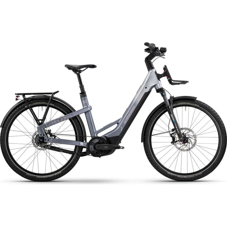 Winora Yakun R5 Pro Low, E-Bike SUV mit 800Wh Akku, Nexus 5-G, Farbe downtown/haze, Größe M