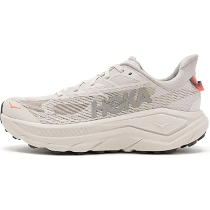 Hoka One One W Challenger 8, Trailrunningschuhe für Normalpronierer, atmungsaktiv, Stucco/Asphalt Grey, Größe 42 2/3 – Bild 5