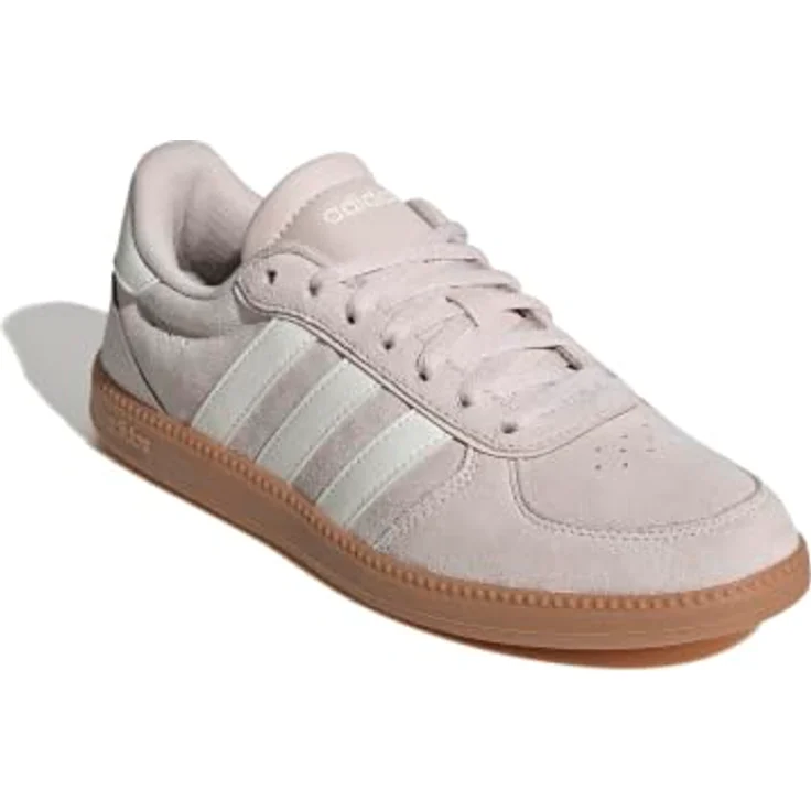 adidas Breaknet Sleek, Damen Laufschuhe, Weiß/Purty Mauve/Core White, Gummisohle, perforierter Vorfußbereich – Bild 3