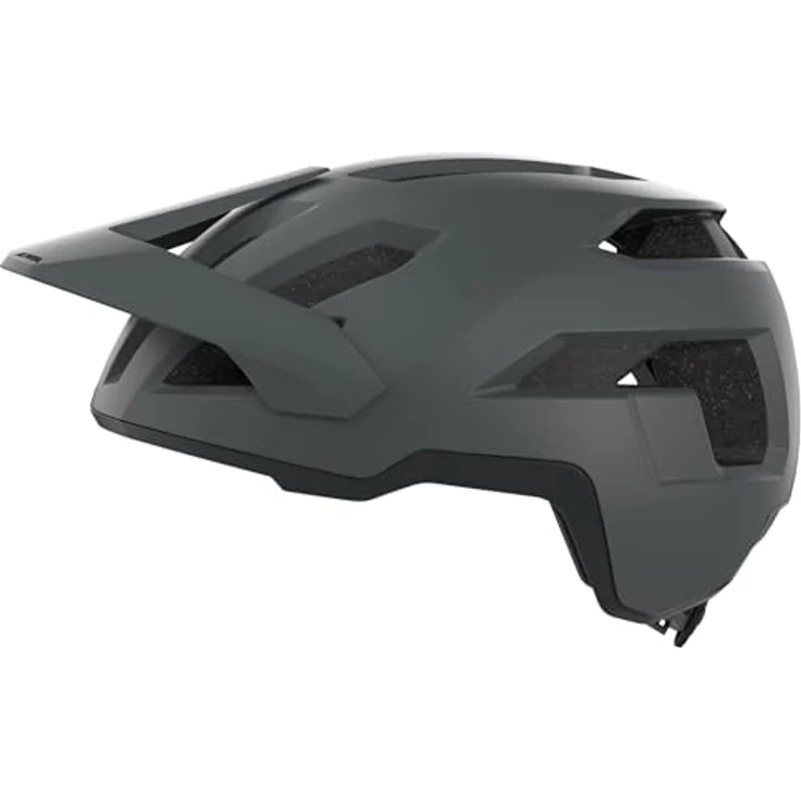 Olympic Sportswear Alpina Taunus, Fahrradhelm mit Microshell-Außenschale, mitternachtsgrau schwarz matt, 52-56 cm – Bild 3