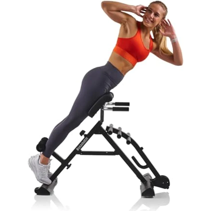 HAMMER Rückentrainer Tricon Flex, 3 in 1 Rücken-Komplett-Trainer mit patentiertem Dehnelement zur Wirbelsäulen- und Ischiasentlastung – Bild 3