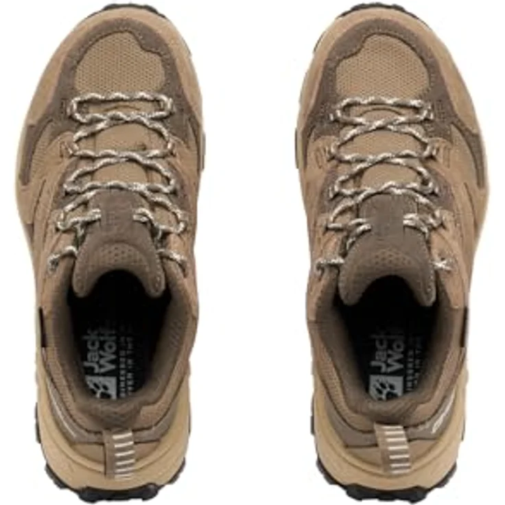 Jack Wolfskin VOJO TOUR TEXAPORE LOW W, Wanderschuh mit wasserdichtem TEXAPORE Wetterschutz, Leder-Textil-Obermaterial und griffiger Gummi-Außensohle – Bild 7