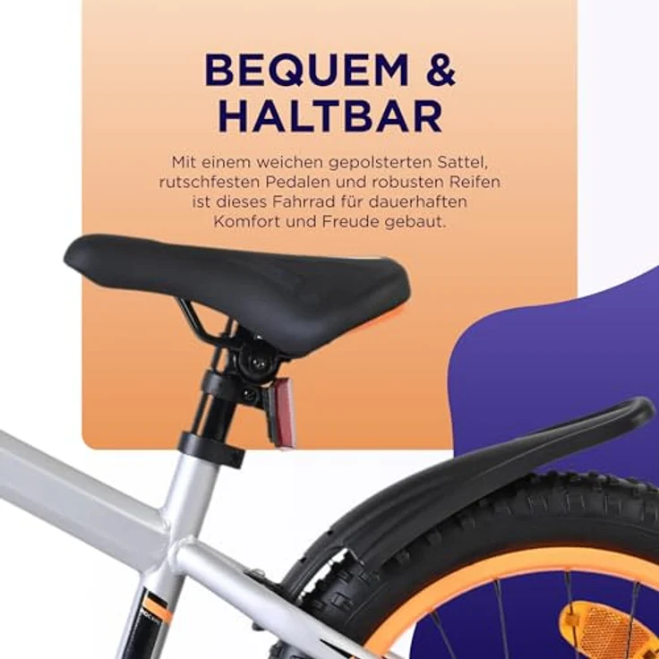 Volare Kindervelo 16", robustes Kinderfahrrad für Jungen und Mädchen – Bild 5