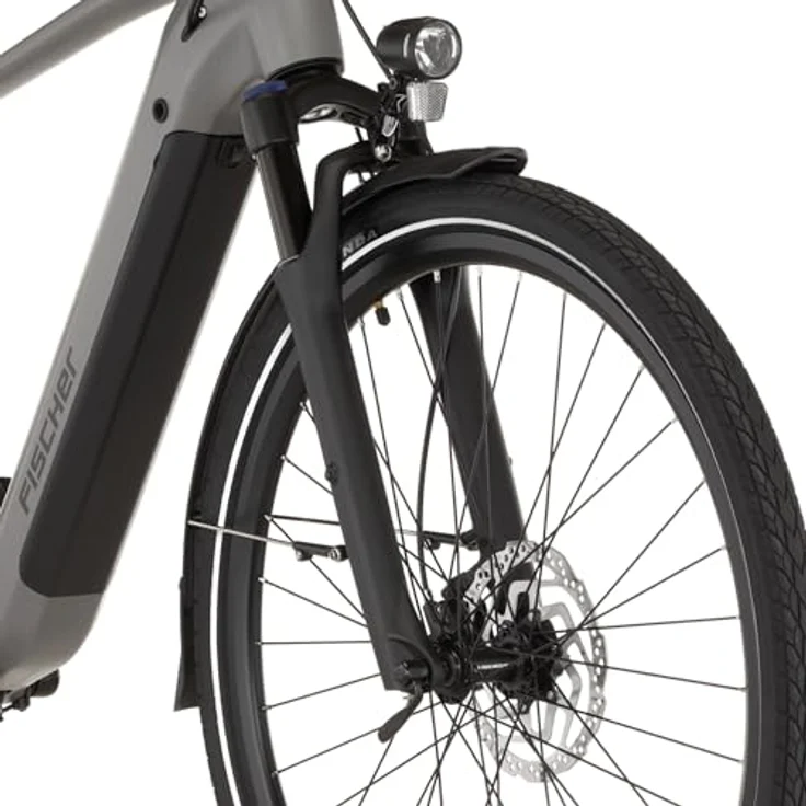 FISCHER E-Bike Trekking MOVE 01, 52 cm Rahmenhöhe, 474 Wh Akku, Heckmotor, 8-Gang Kettenschaltung, grau matt – Bild 7