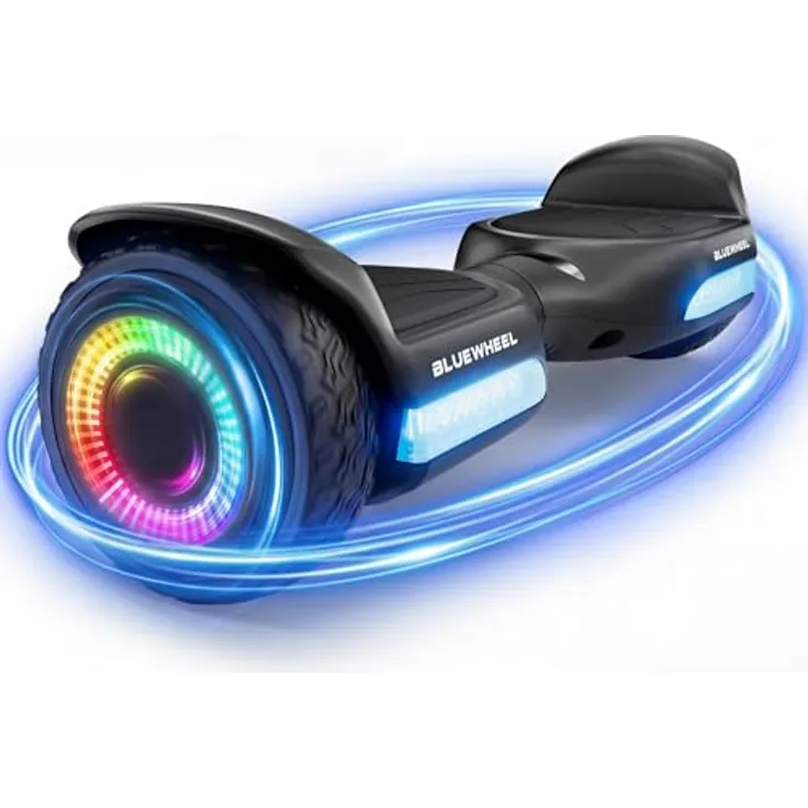 Bluewheel HX720 6,5" Premium Hoverboard – Bluetooth Lautsprecher, 2x 250W Motoren, bis 12,5 km/h, LED-Beleuchtung, für Kinder & Erwachsene, deutsche Qualitätsmarke