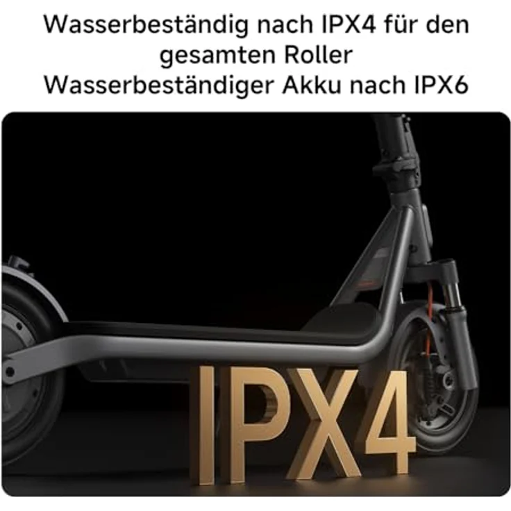 XIAOMI Electric Scooter 6 Lite E-Scooter, 10 Zoll Luftreifen, 25 km Reichweite, 500W Motor, IPX4, Schwarz – Bild 10