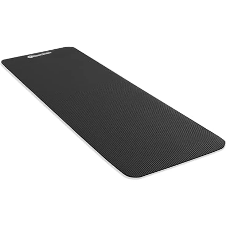 HyperMotion Yogamatte HYP58 YOGA MAT 0.8B, NBR-Schaumstoff, 183x61x0,8 cm, Schwarz, mit Tragegurt – Bild 16