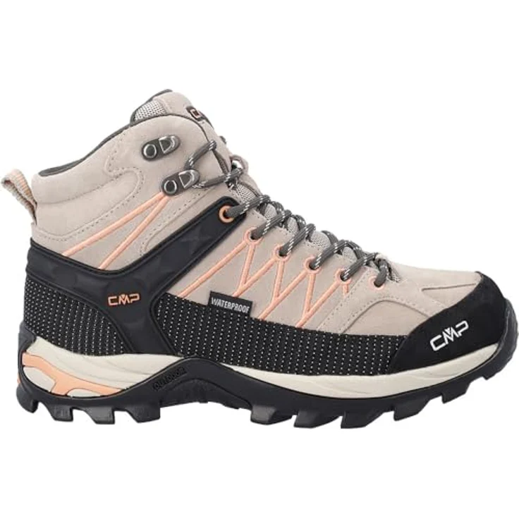CMP Rigel Mid Wp, Damen-Trekkingschuhe mit wasserdichter Membran und hoher Traktion, grau – Bild 1
