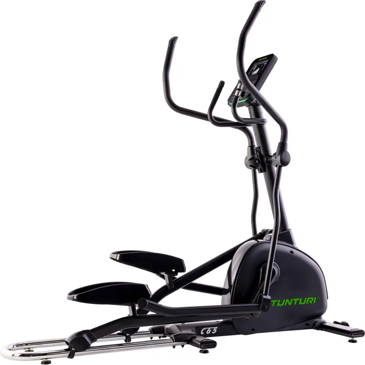 Tunturi Signature C65 Ellipsentrainer - Fitnesstrainer mit 48 Widerstandsstufen - Ergometer - Bluetooth - Herzfrequenzsensoren - Tablet-Halterung