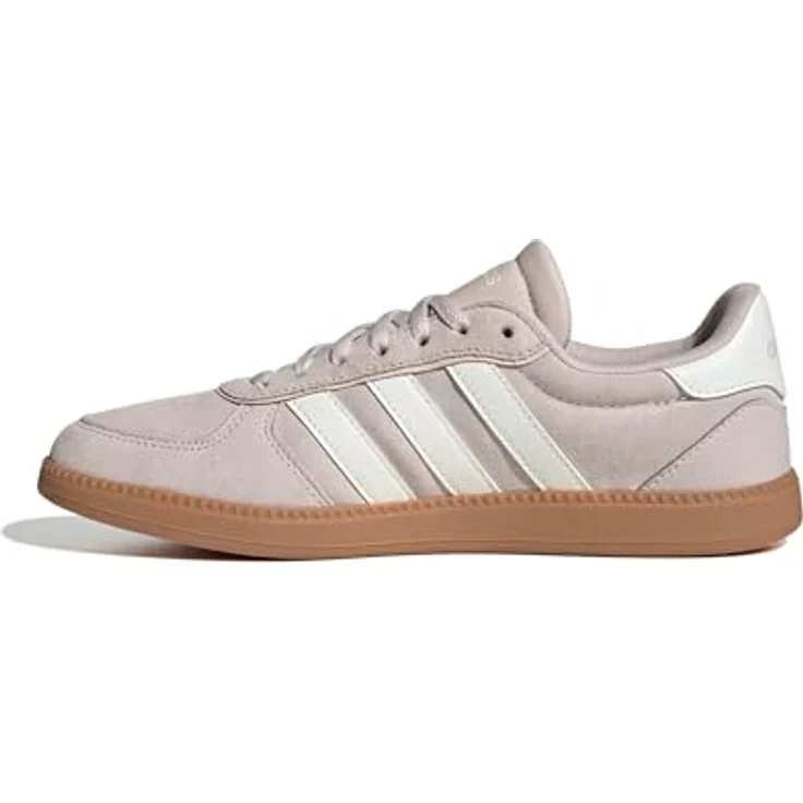 adidas Breaknet Sleek, Damen Laufschuhe, Weiß/Purty Mauve/Core White, Gummisohle, perforierter Vorfußbereich – Bild 1