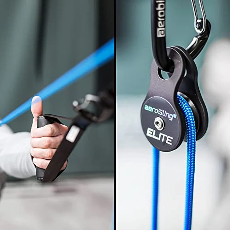 aeroSling aerobis Elite (alte Version) - Sling Trainer mit Umlenkrolle, Türanker - Videoanleitung + Trainingsplan – Bild 5
