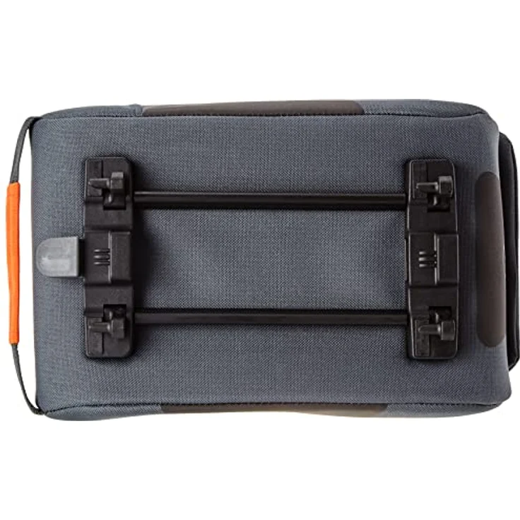 Racktime Yoshi, Velotasche (5,50 l, Gepäckträgertasche) mit drei Innenfächern, Spanngummis und Reflektoren, vormontiertem Snapit 1.0 Adapter, schwarz – Bild 5