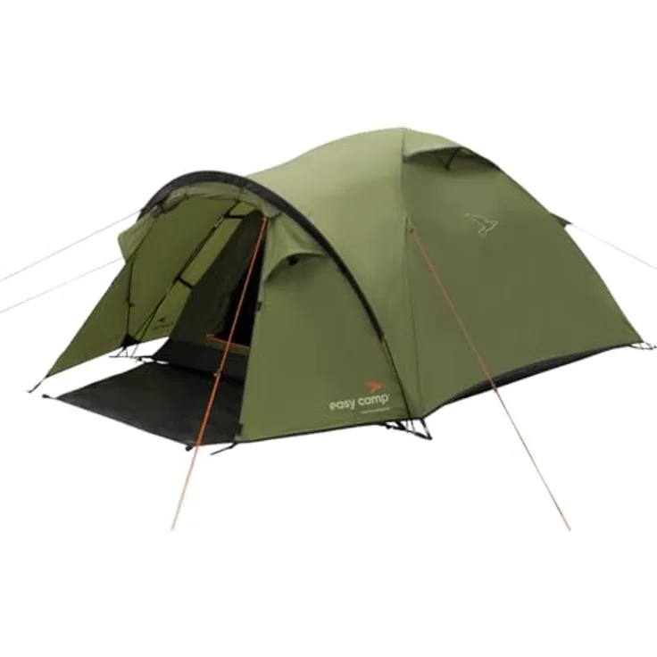 Easy Camp Setesdal 3 Blackroom, wetterfestes 3-Personen Zelt, leicht und tragbar, einfach aufzubauen
