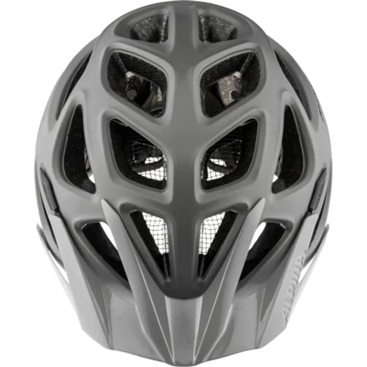 ALPINA Mythos 3.0 LE, Leichter Enduro/MTB Fahrradhelm mit Inmold-Bauweise und guter Belüftung, dunkelsilber – Bild 2