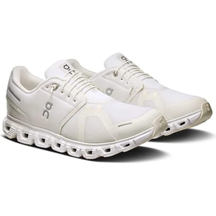 On Running Cloud 6, Herren Laufschuhe mit Zero-Gravity CloudTec und verbesserter Passform, Weiss, Größe 44.5 – Bild 6