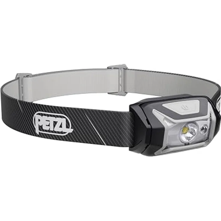 PETZL Tikka, Stirnlampe mit 350 Lumen, kompakt und leicht, schwarz