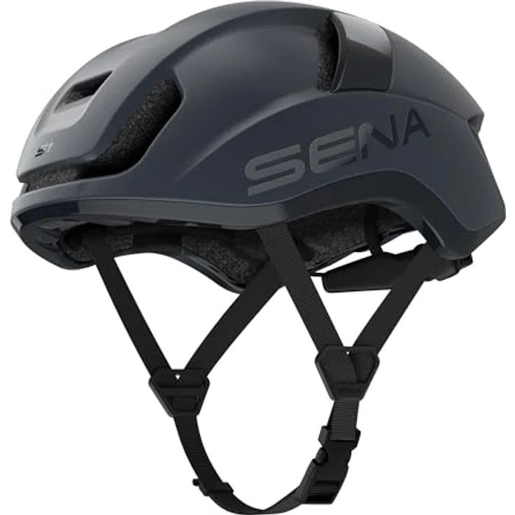 Sena S1 Matte Gray M Smart Helm, mit Mesh Intercom und LED-Rücklicht – Bild 1