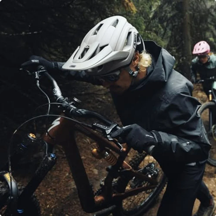 ABUS MTB-Helm Cliffhanger MIPS, Fahrradhelm mit MIPS Aufprallschutz & großen Lüftungsöffnungen, Weiß, Größe S – Bild 5