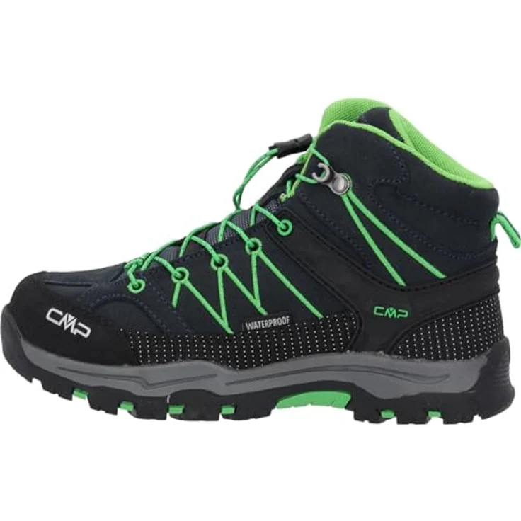 CMP Rigel Kids Mid, Herren Wanderschuhe in Blau, Größe 37 EU, Leder/Textil, Schnürer, 2,5 cm Absatzhöhe – Bild 2