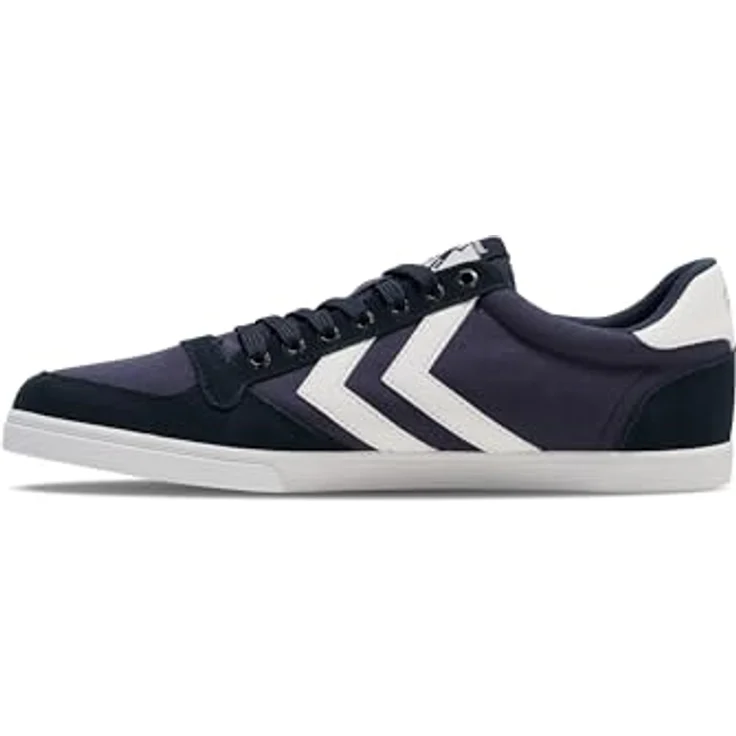 Hummel Slimmer Stadil Low, Laufschuhe in Dress Blue/White Kh mit robuster Außensohle und flachem Schnitt für optimalen Komfort – Bild 6