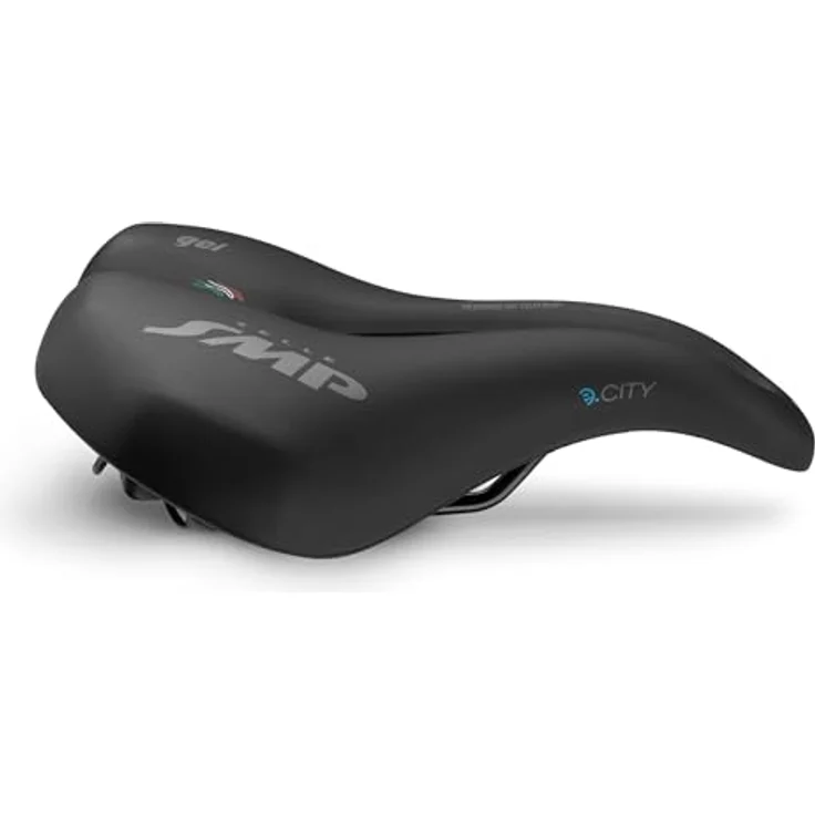 Selle Smp E-City Velosattel, ergonomisch mit Gelpolster für optimalen Komfort, 259 mm x 223 mm, 675 g – Bild 4