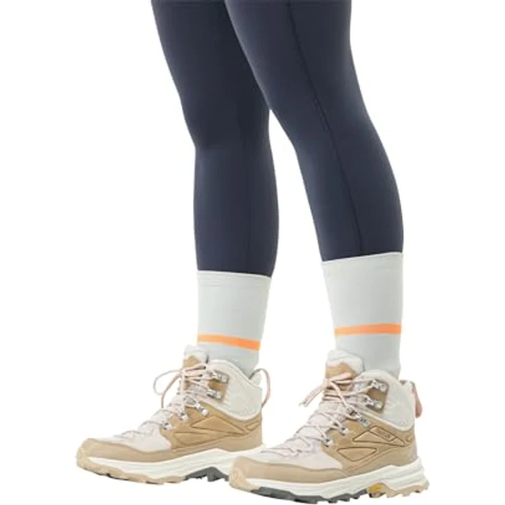 Jack Wolfskin Cyrox Texapore Mid W, Damen Wanderschuhe, atmungsaktiv und wasserdicht, Beige – Bild 3