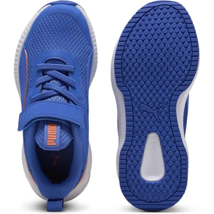 PUMA Flyer 3 Ac+ Ps Laufschuhe, Blau, EU 29, SOFTFOAM+ Dämpfung, Klettverschluss und elastische Schnürsenkel, für Jungen – Bild 3