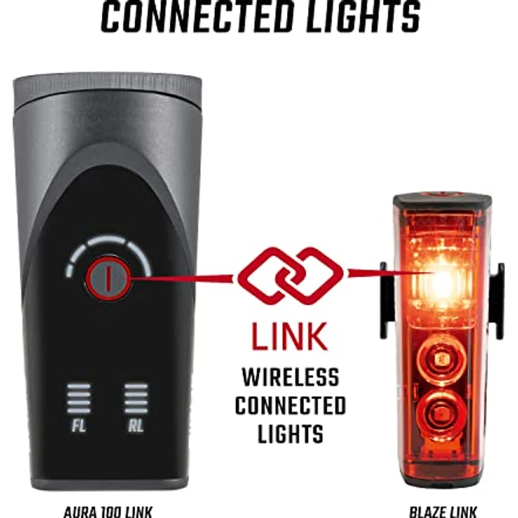 Sigma AURA 100 & BLAZE LINK, Fahrradlichtset mit 100 Lux und Bluetooth-Verbindung, Schraub-Halterung – Bild 10